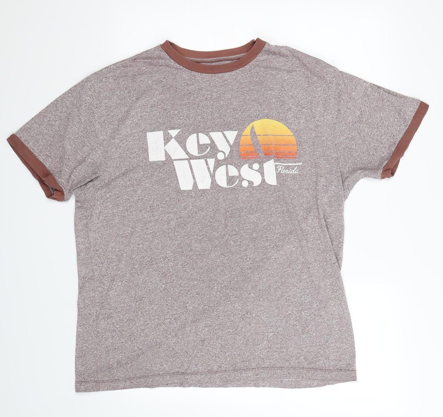 Gap Mens Brown    T-Shirt Size XL  - Key West