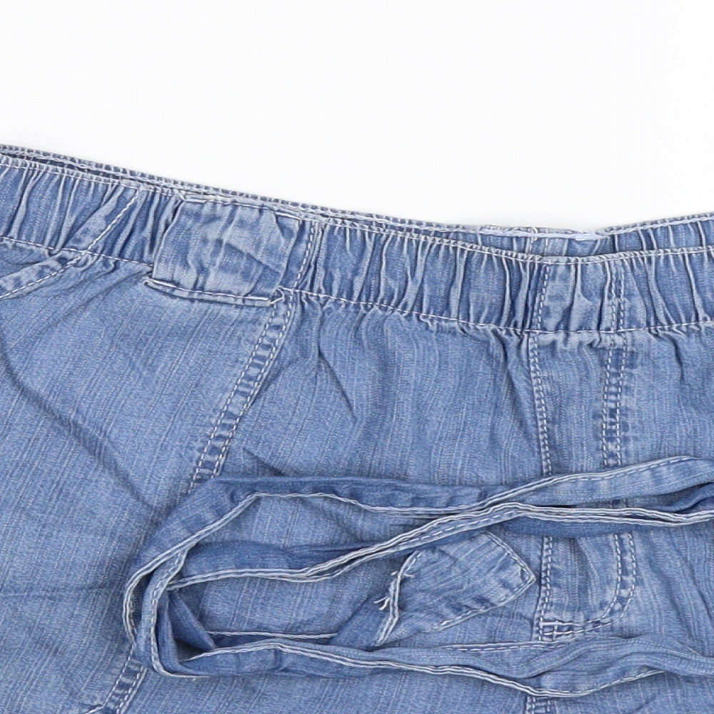 George Womens Blue   Hot Pants Shorts Size 12