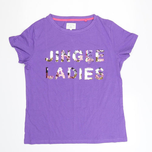 NEXT Womens Blue   Basic T-Shirt Size M  - Jingle Ladies