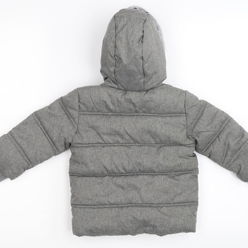 George Boys Grey   Quilted Jacket Size 12-18 Months