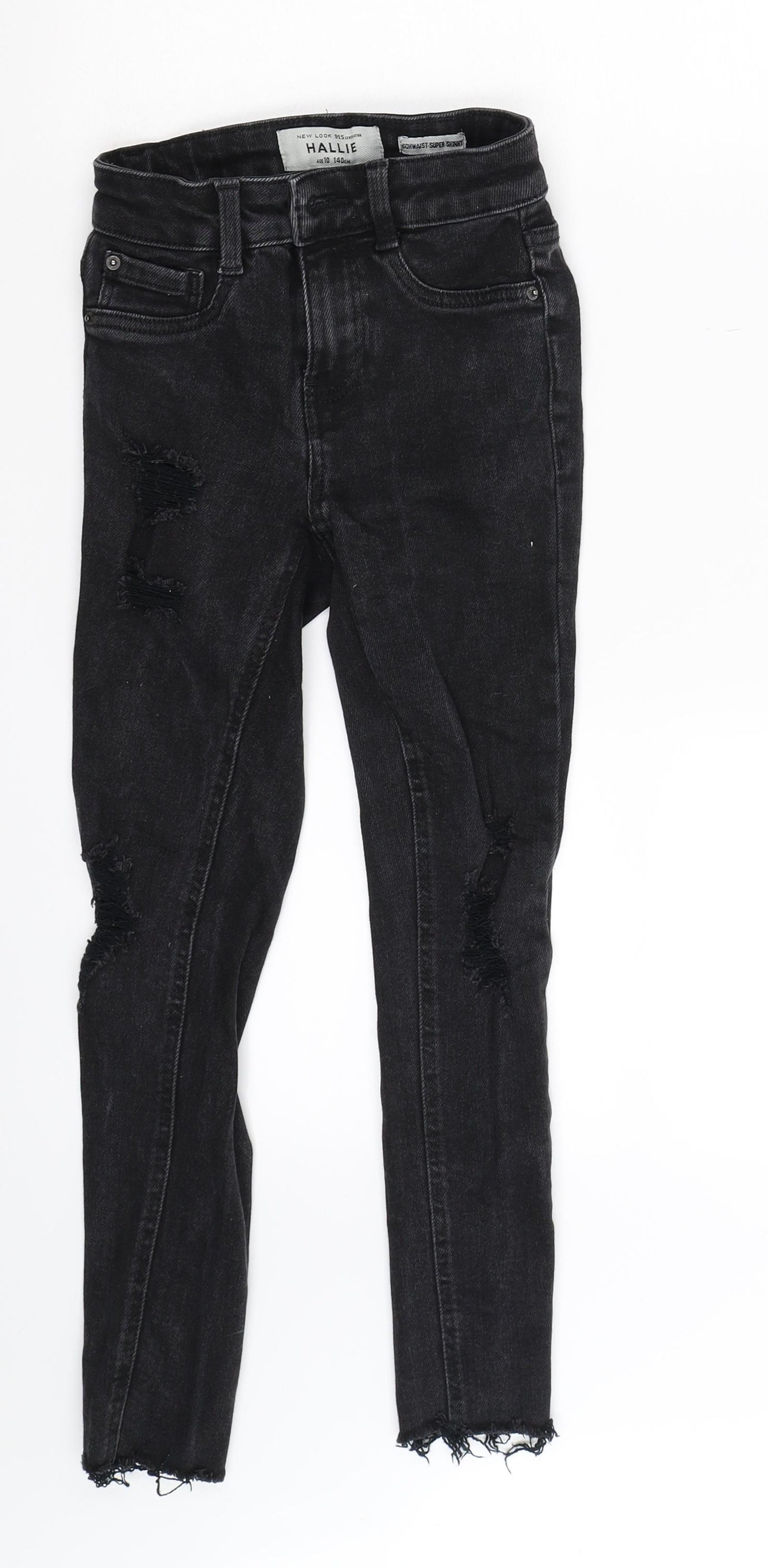 New Look Girls Black   Skinny Jeans Size 10 Years