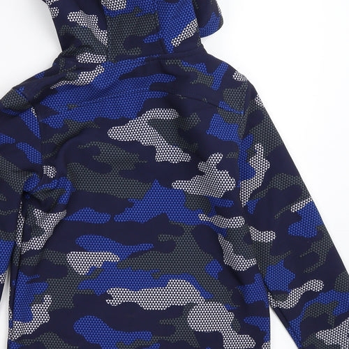 Mountain Warehouse Boys Multicoloured Camouflage  Full Zip Hoodie Size 7-8 Years