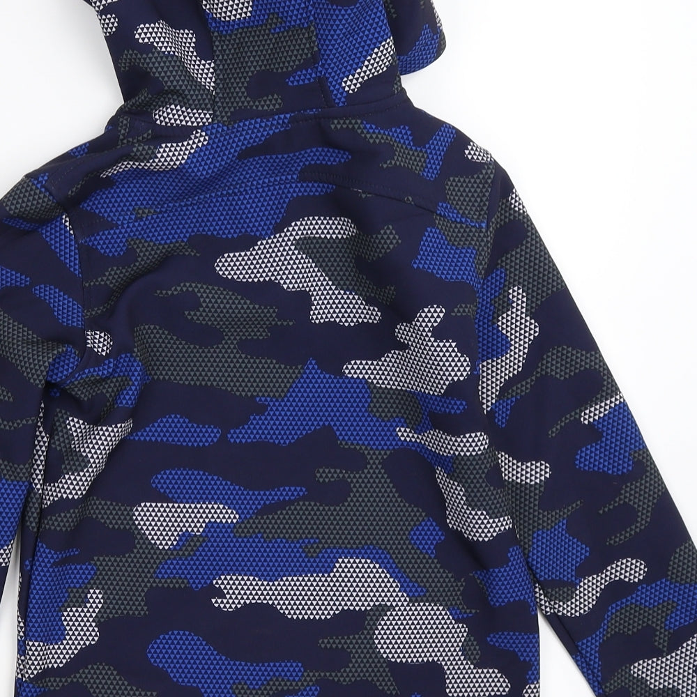 Mountain Warehouse Boys Multicoloured Camouflage  Full Zip Hoodie Size 7-8 Years