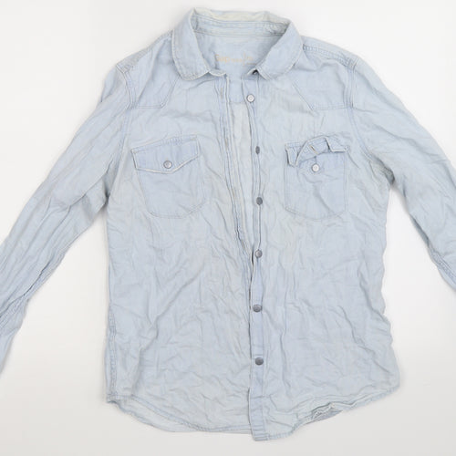 Gap Mens Blue    Button-Up Size M