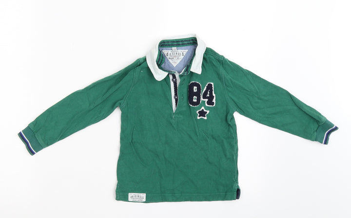 ORIGINALS Boys Green Pullover Polo Size 2-3 Years