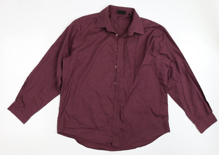 Zona Mens Brown    Button-Up Size 2XL  - Collar Size -17.5in