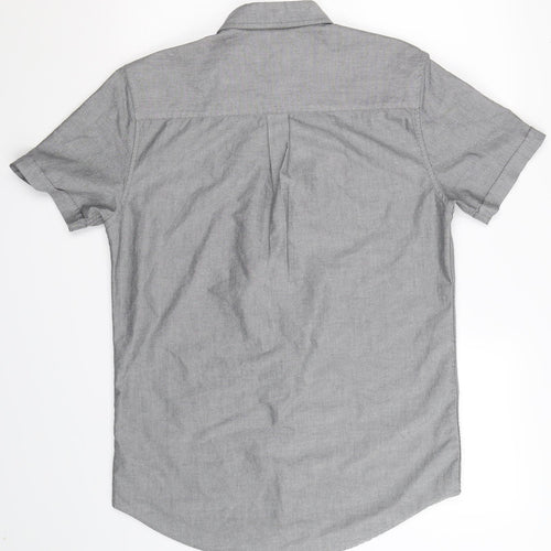 Topman Mens Grey    Button-Up Size M