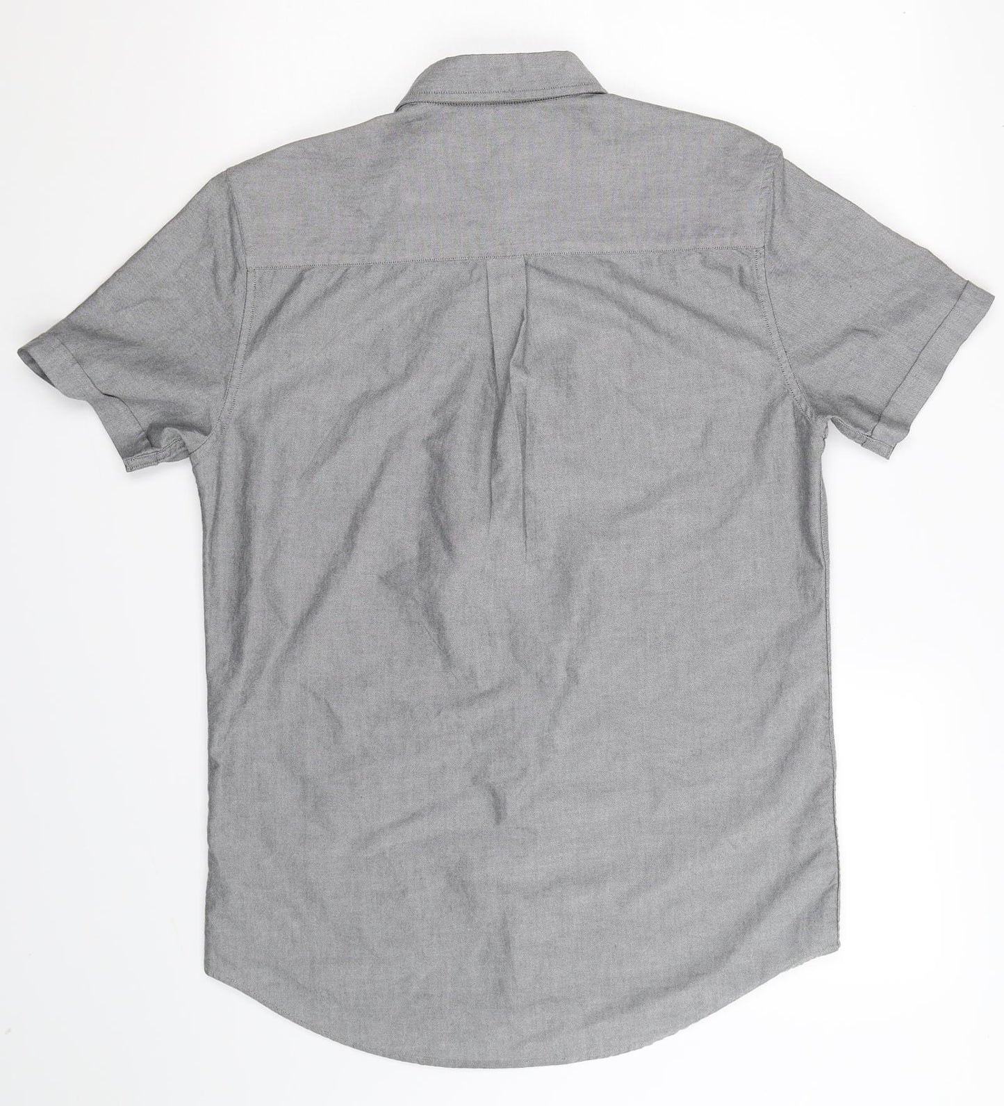 Topman Mens Grey    Button-Up Size M