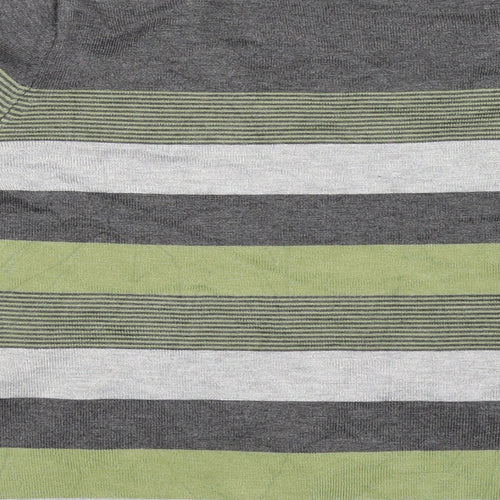 Chianti Womens Multicoloured Striped  Pullover Sweatshirt Size S