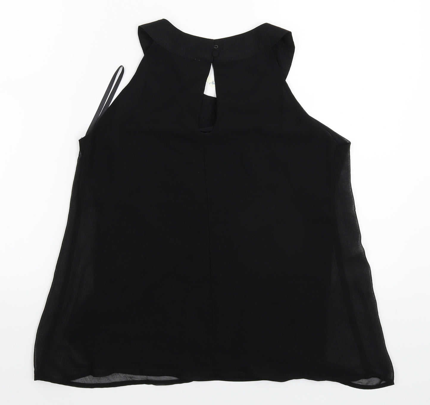 Blue Vanilla Womens Black   Basic Blouse Size XS