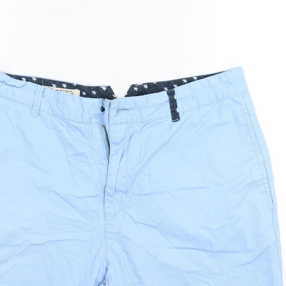 Penguin Mens Blue   Chino Shorts Size 32
