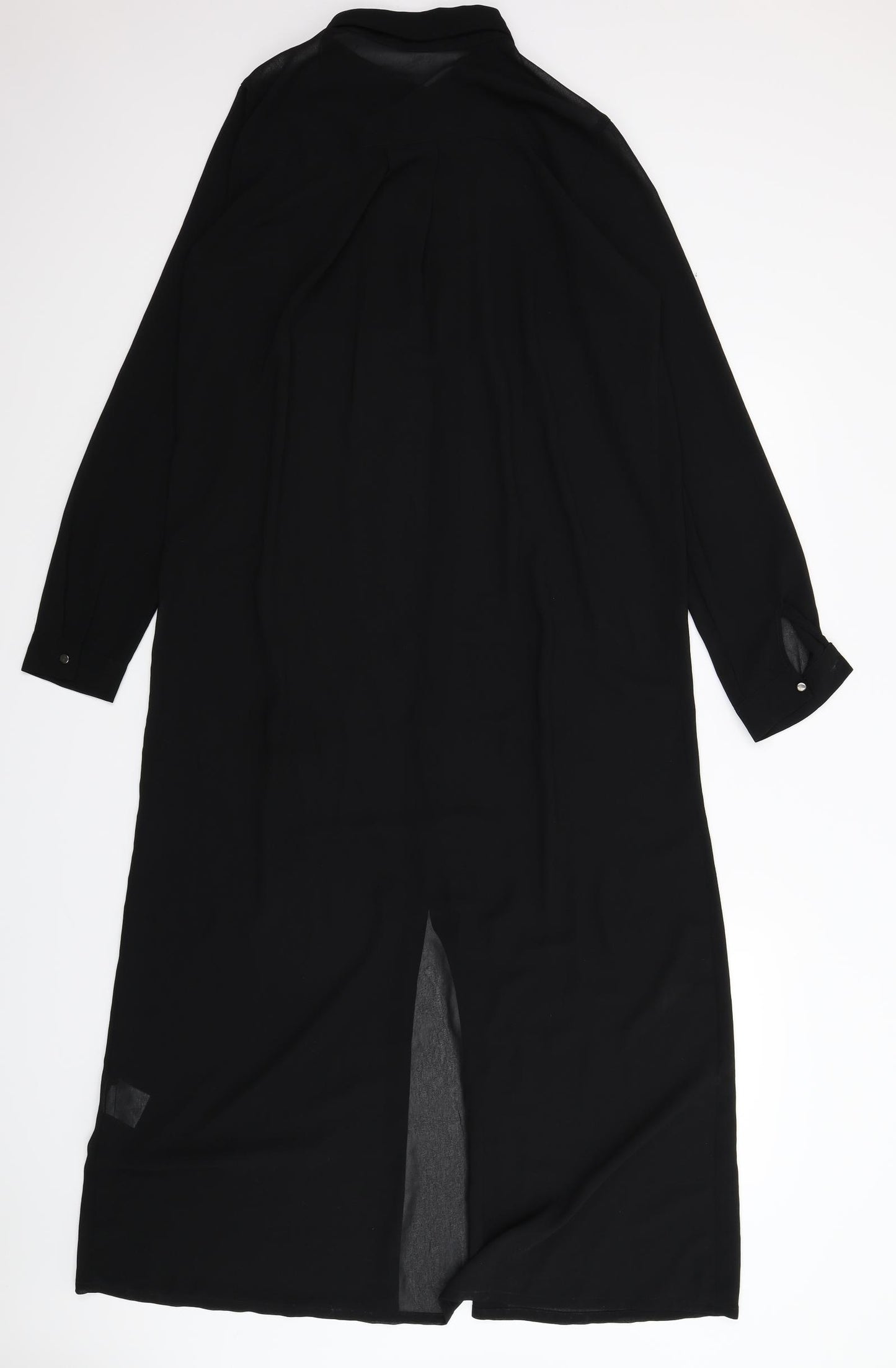 Brave Soul Womens Black   Shirt Dress  Size S