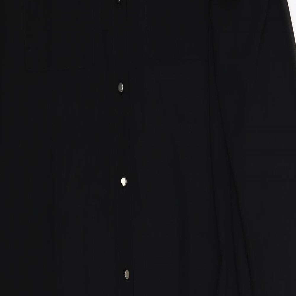 Brave Soul Womens Black   Shirt Dress  Size S