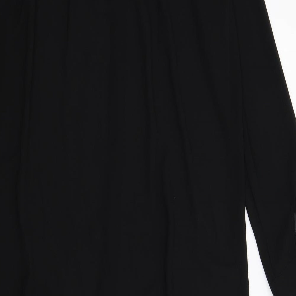 Brave Soul Womens Black   Shirt Dress  Size S
