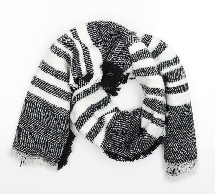 Preworn Unisex Multicoloured Geometric Knit Scarf