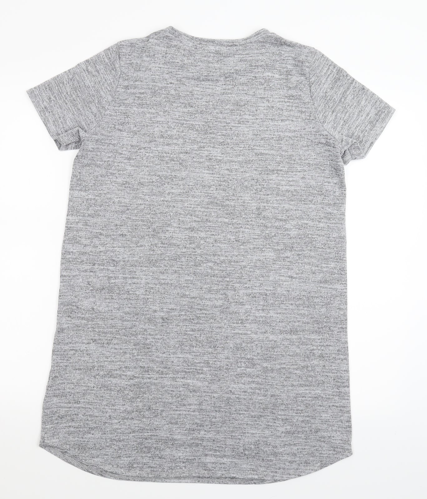 Papaya Womens Grey Batik  T-Shirt Dress  Size 12