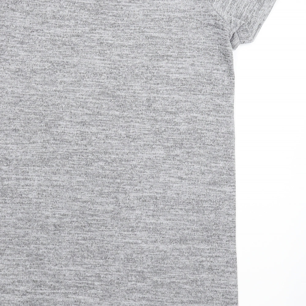 Papaya Womens Grey Batik  T-Shirt Dress  Size 12
