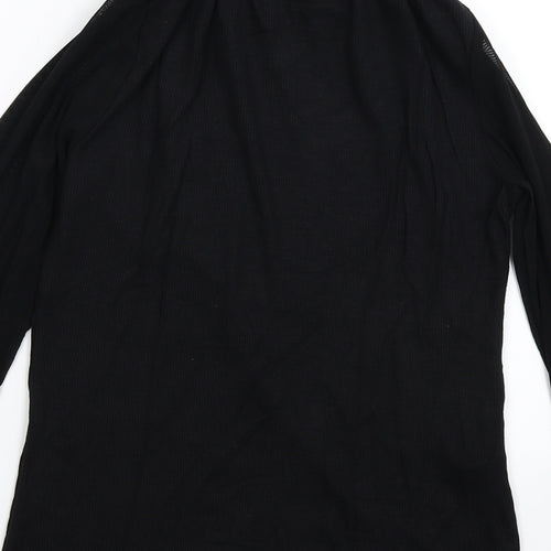 Preworn Womens Black  Knit Pullover Jumper Size M