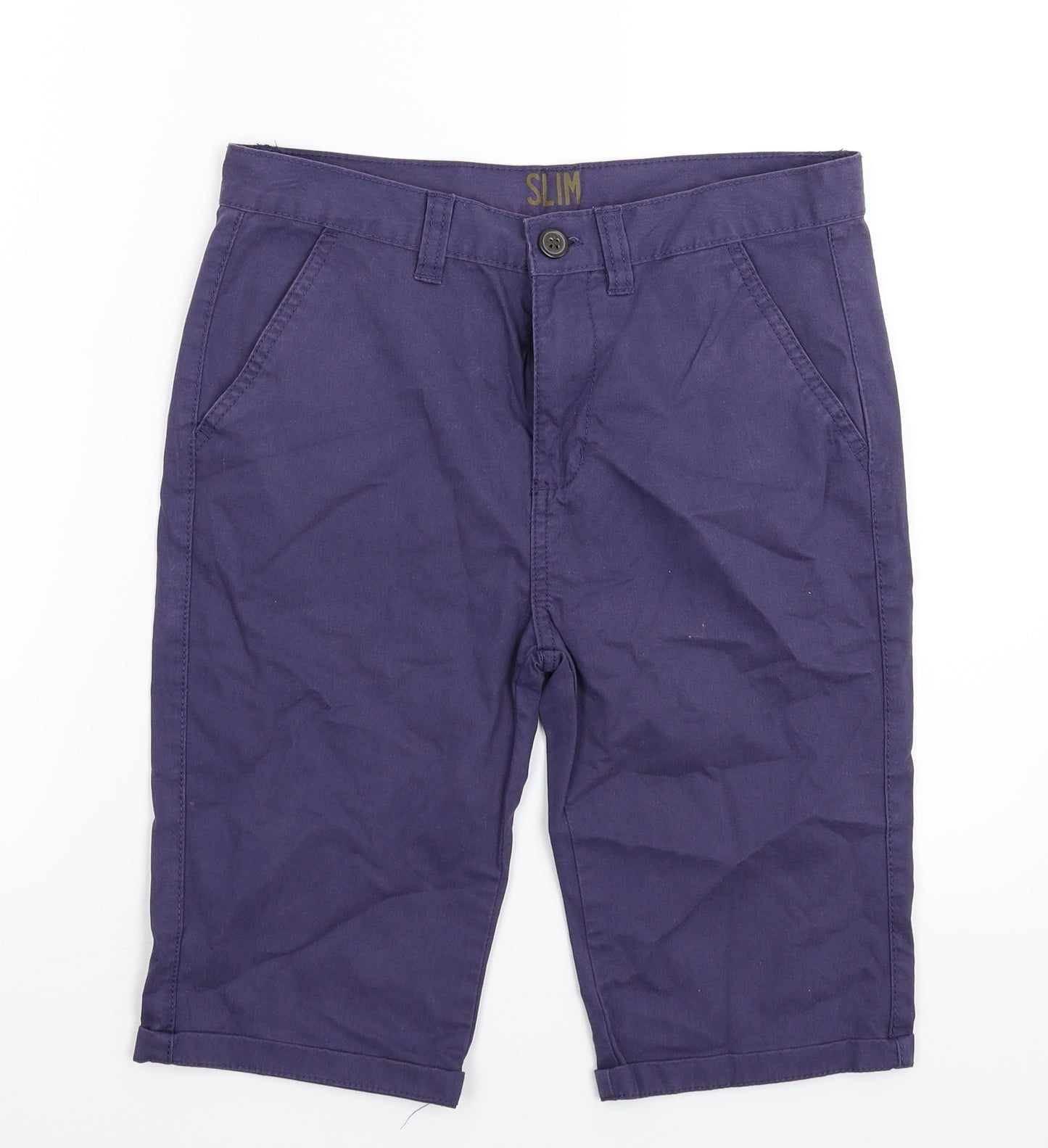 Denim Co Boys Blue   Chino Shorts Size 12-13 Years