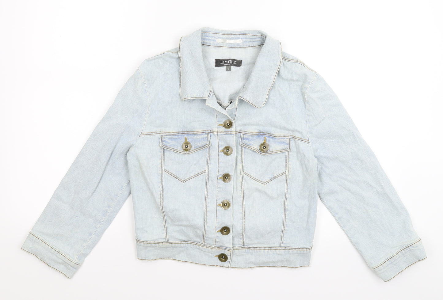 Marks and Spencer Womens Blue  Denim Jacket  Size 12