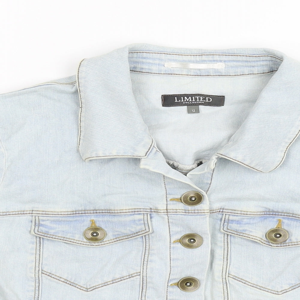 Marks and Spencer Womens Blue  Denim Jacket  Size 12
