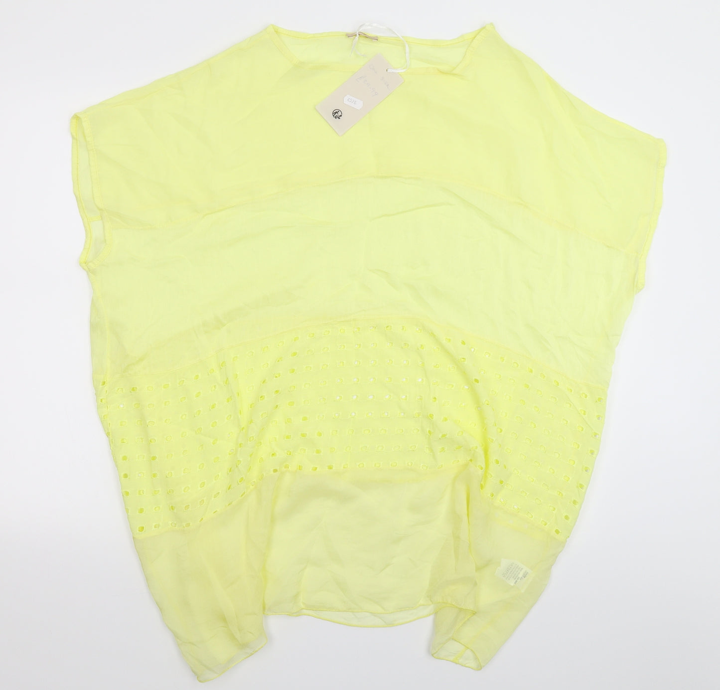 J&L Womens Yellow   Basic T-Shirt One Size