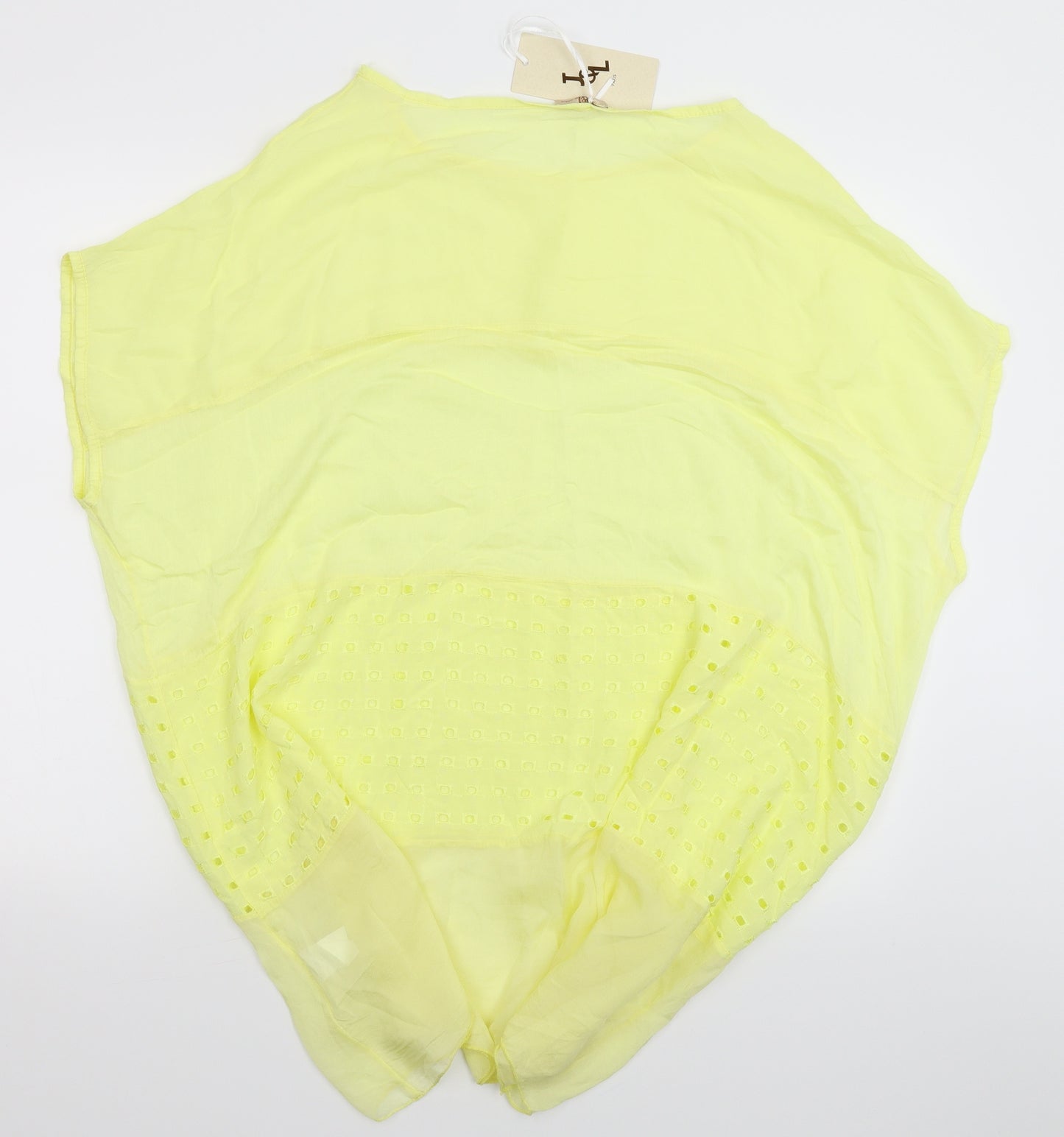 J&L Womens Yellow   Basic T-Shirt One Size