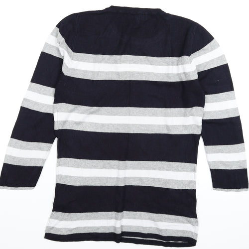 Red Herring Womens Multicoloured Striped Knit Pullover Jumper Size 14