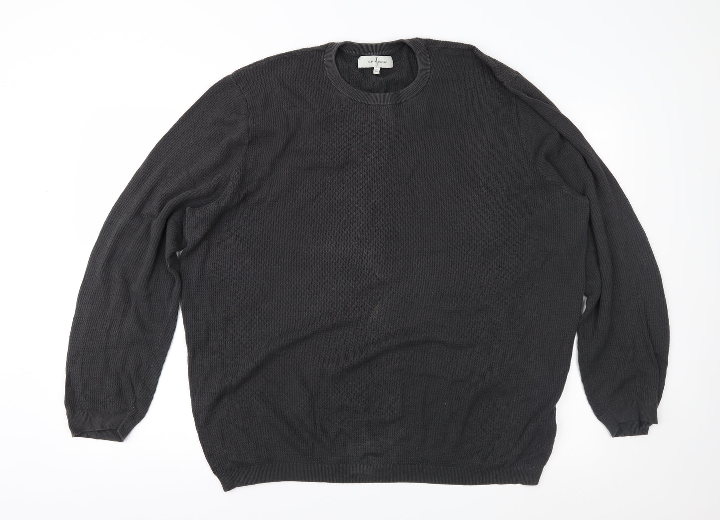 Jasper Conran Mens Grey  Knit Pullover Jumper Size XL