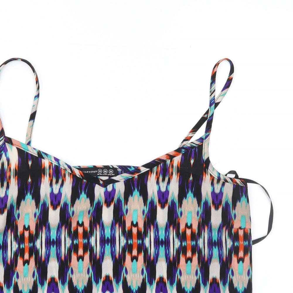 Atmosphere Womens Multicoloured Geometric  Camisole Blouse Size 10