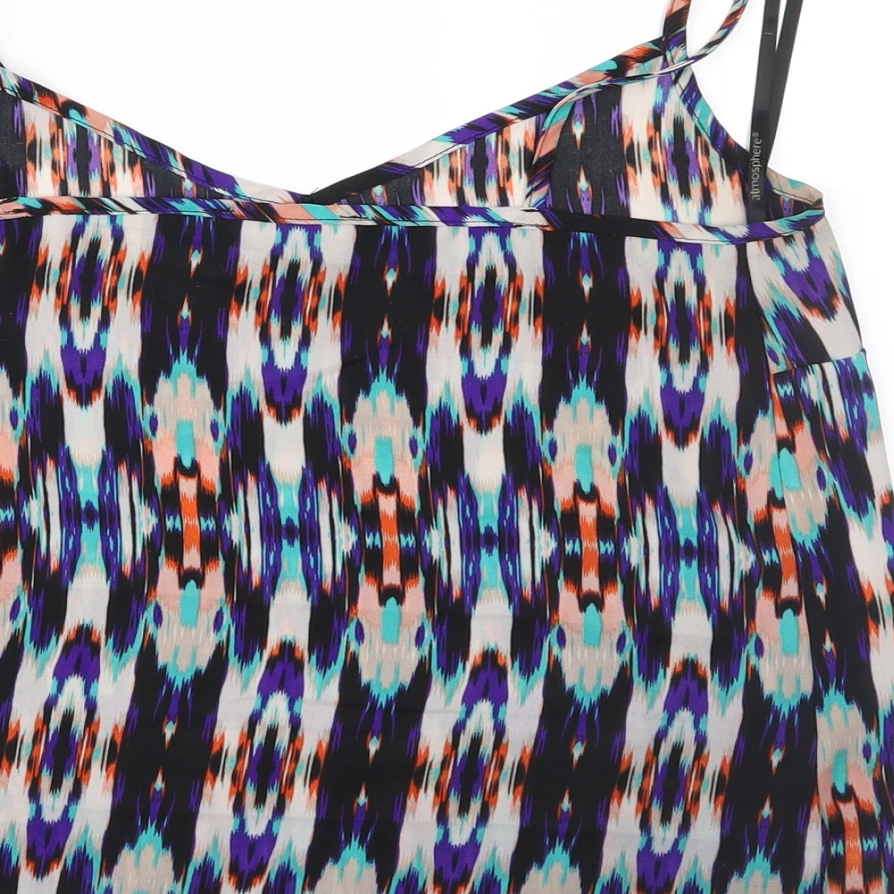 Atmosphere Womens Multicoloured Geometric  Camisole Blouse Size 10
