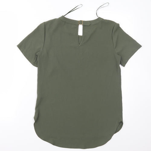 Atmosphere Womens Green   Basic Blouse Size 6