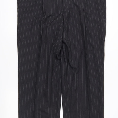 George Mens Grey Striped  Trousers  Size 38 in L31 in