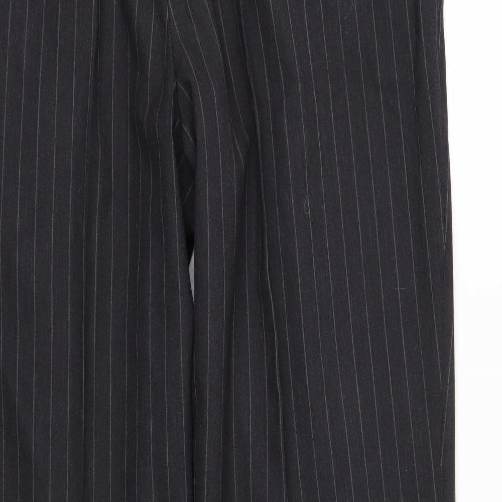 George Mens Grey Striped  Trousers  Size 38 in L31 in