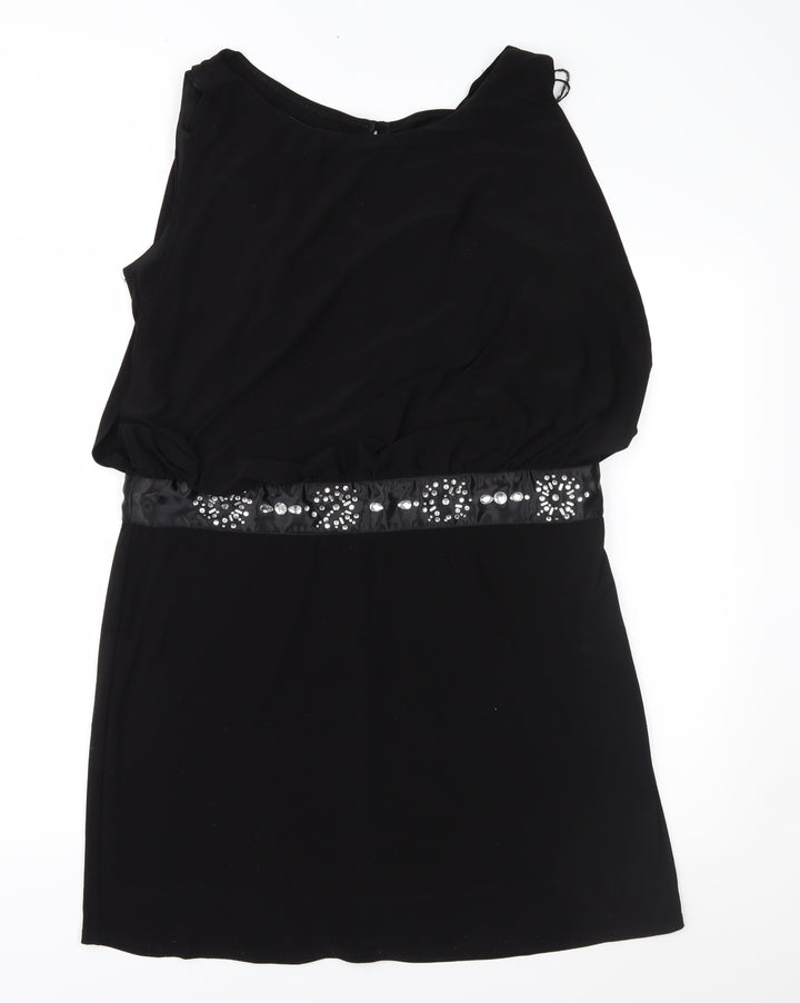 Scarlet Nite Womens Black   Shift  Size 14