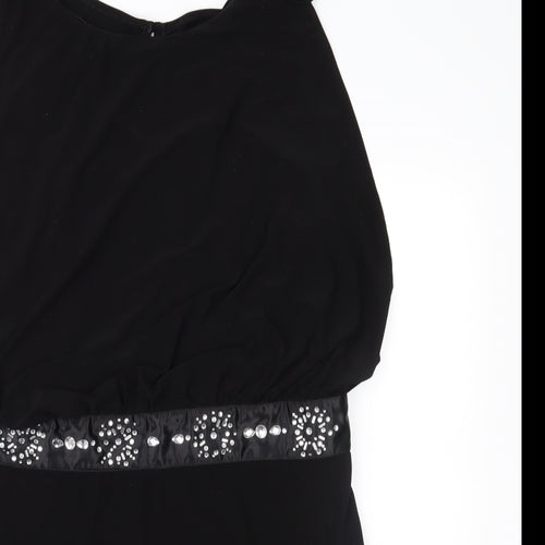 Scarlet Nite Womens Black   Shift  Size 14