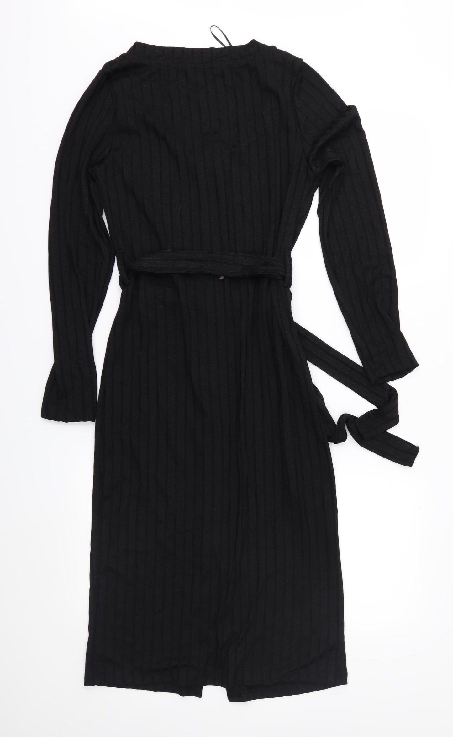 F&F Womens Black  Knit Jumper Dress  Size 10