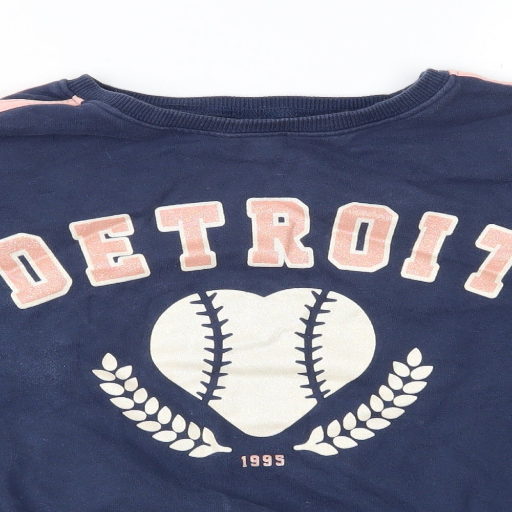 NEXT Girls Blue   Pullover Sweatshirt Size 10 Years
