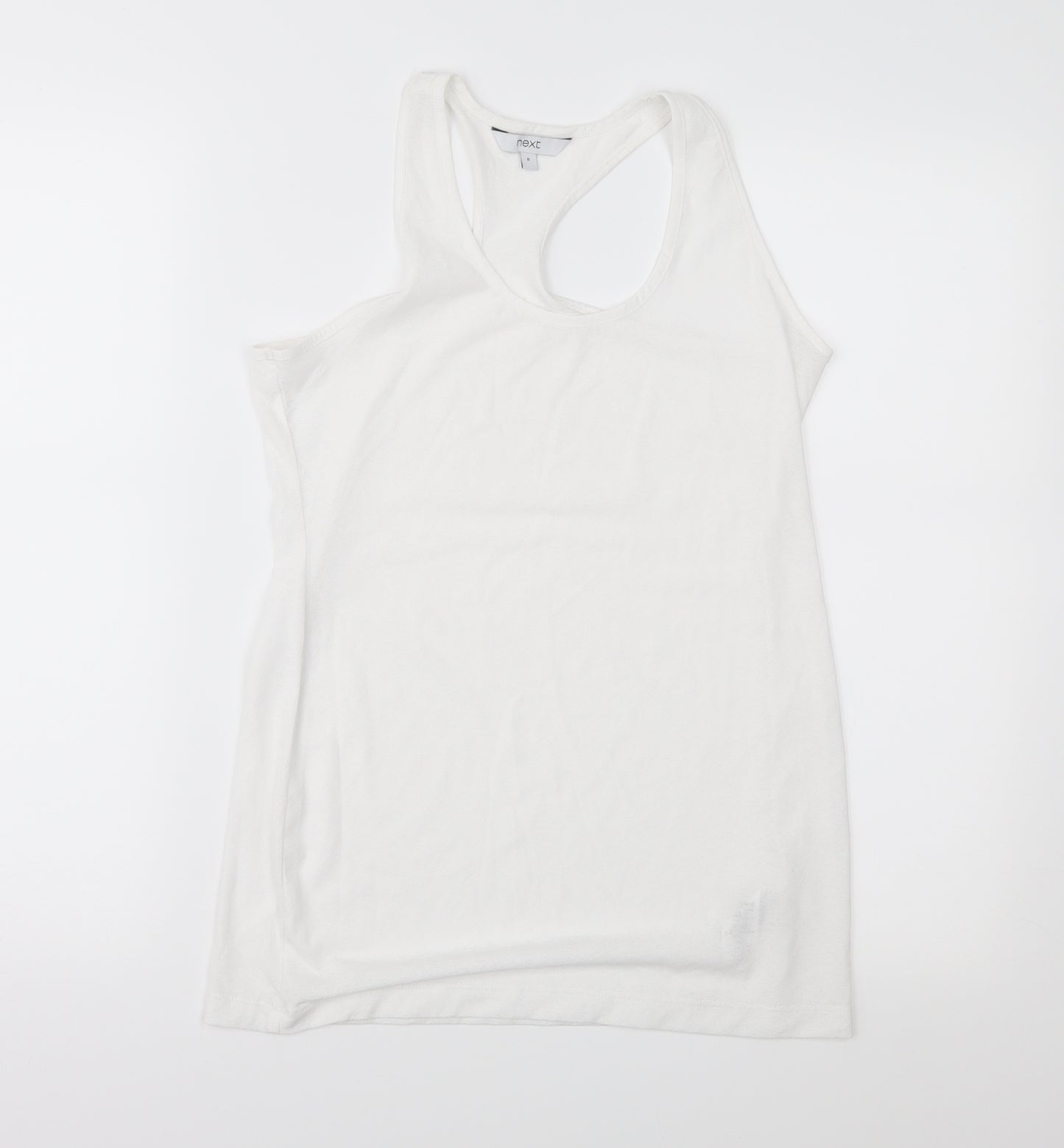 NEXT Womens White   Basic T-Shirt Size 8