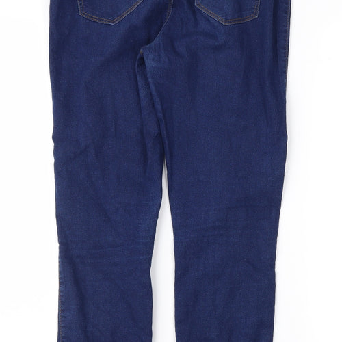Denim & Co. Womens Blue  Denim Jegging Jeans Size 12 L26 in