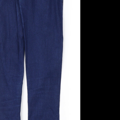 Denim & Co. Womens Blue  Denim Jegging Jeans Size 12 L26 in