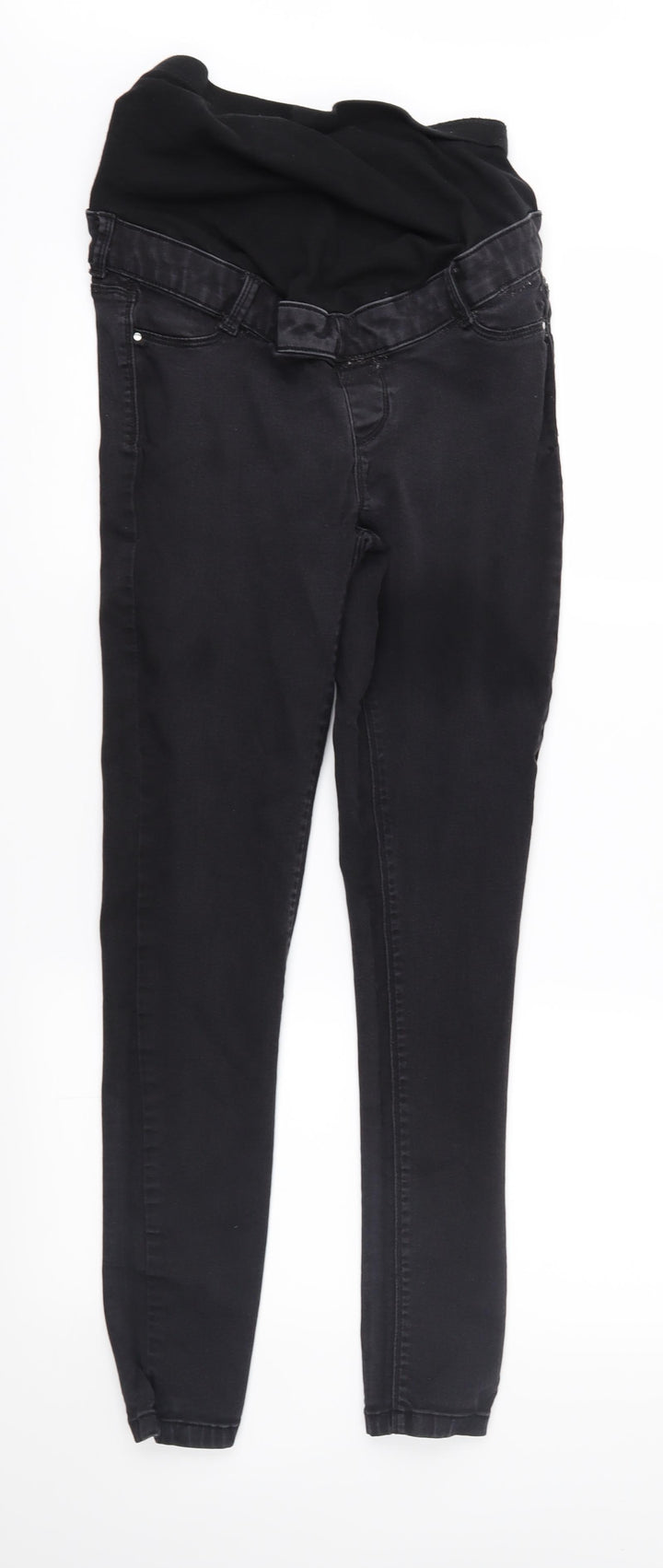 Dorothy Perkins Womens Black Denim Skinny Jeans Size 8 L28 in