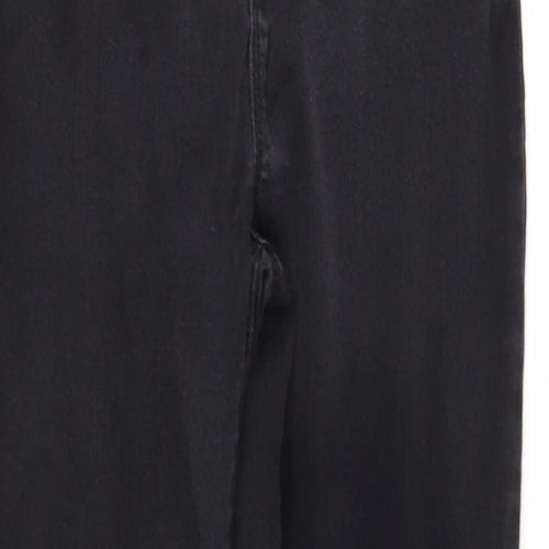 Dorothy Perkins Womens Black  Denim Skinny Jeans Size 8 L28 in