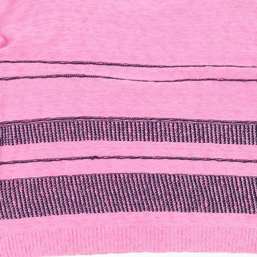 post card Womens Pink  Knit Pullover Jumper One Size
