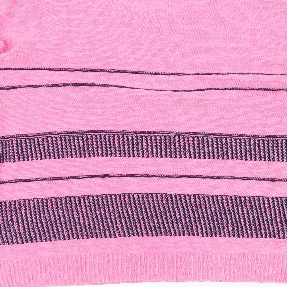 post card Womens Pink  Knit Pullover Jumper One Size