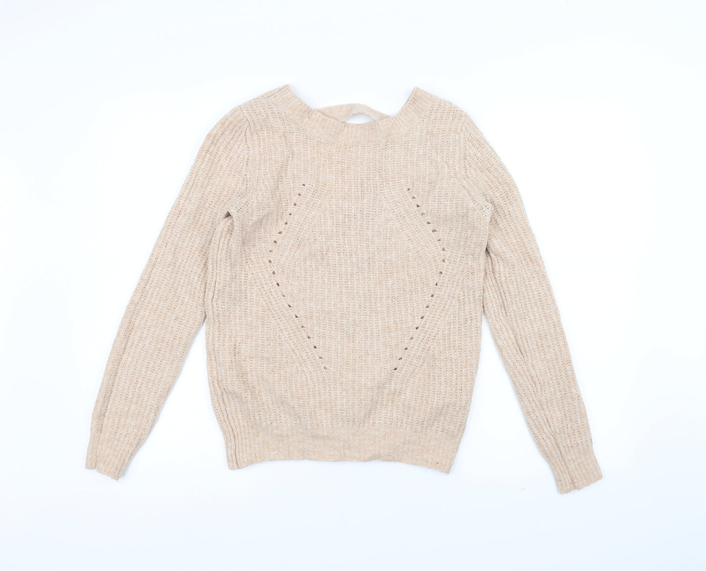 Primark Womens Pink  Knit Pullover Jumper Size S