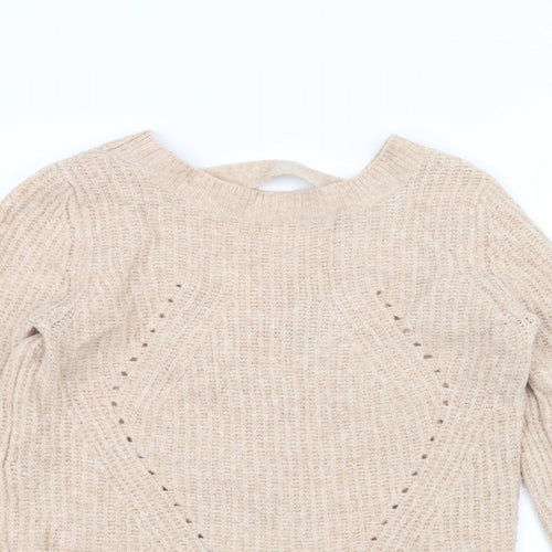 Primark Womens Pink  Knit Pullover Jumper Size S
