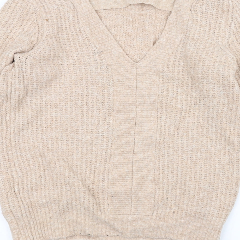 Primark Womens Pink  Knit Pullover Jumper Size S