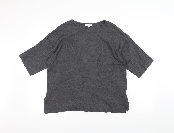 Warehouse Womens Grey   Pullover Jumper Size 6