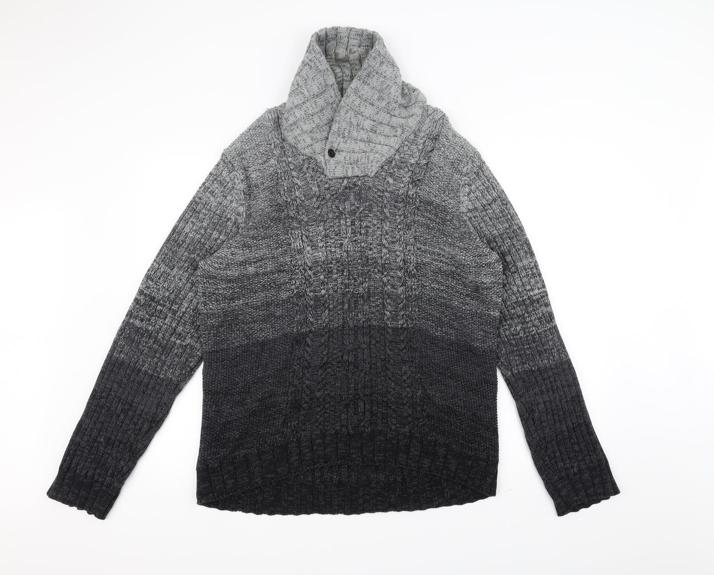 Calvin Klein Mens Black  Knit Pullover Jumper Size XL